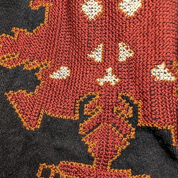 Free People Mini Tunic Embroidered Drop Waist Balloon Sleeve - S - New - Picture 5 of 8